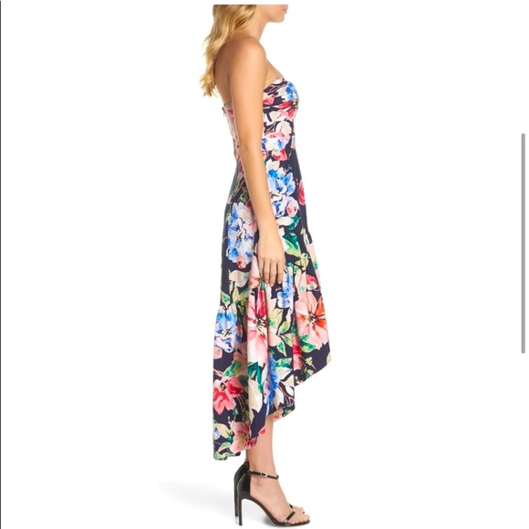 Eliza J Strapless High/Low Dress - Picture 4 of 11